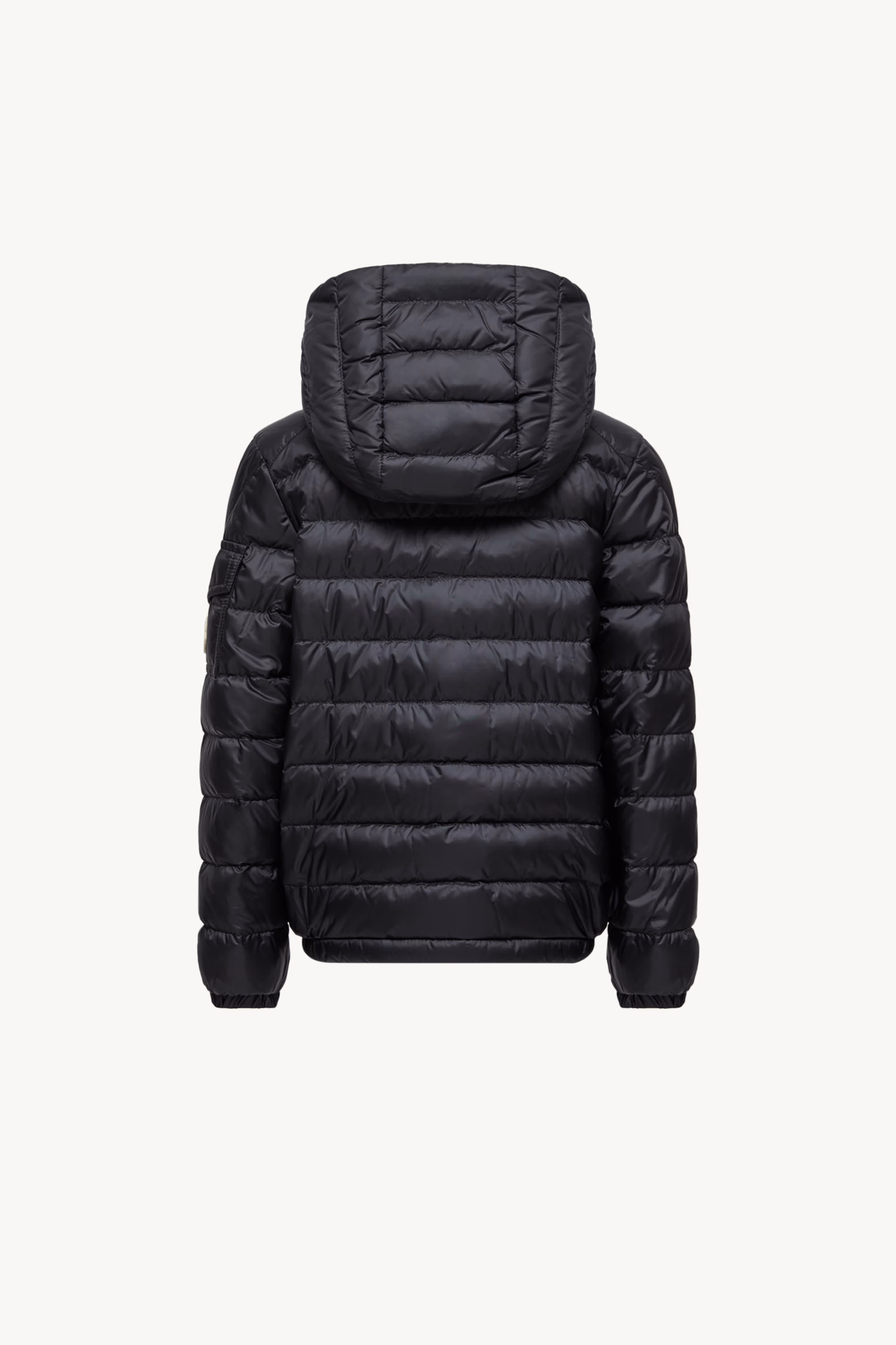 Lauros Hooded Down Jacket Boy Black Moncler 3